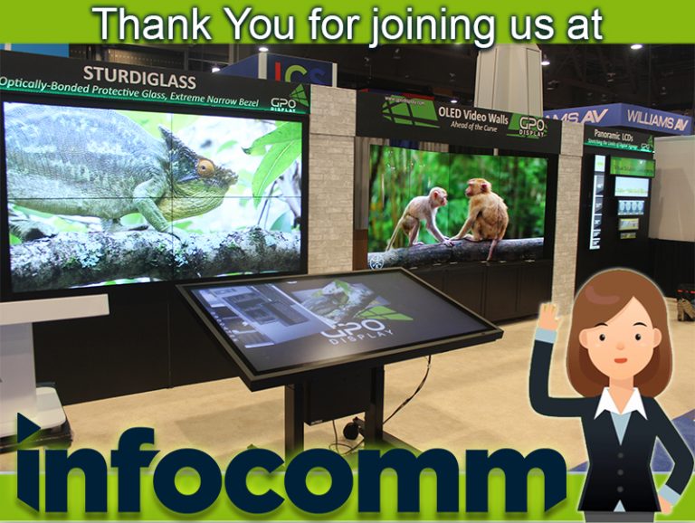 A gratitude flyer from Infocomm