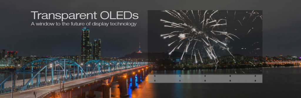 TOLED banner with the words "a window to the future of display technology"
