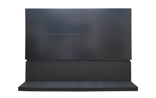 2x2 video wall on a floor stand