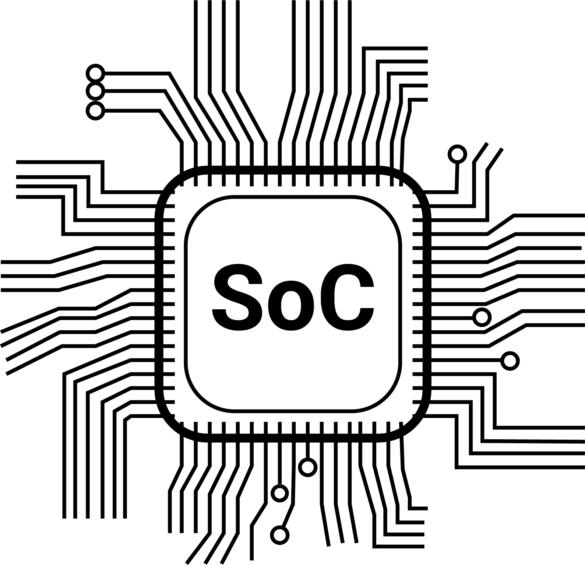 System on chip icon