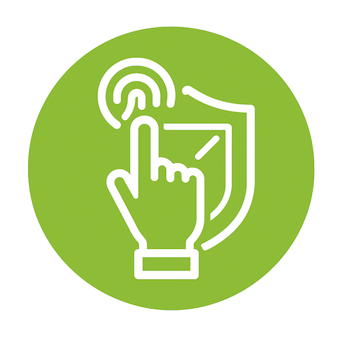 Protective glass icon