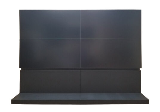 2x2 video wall on a floor stand